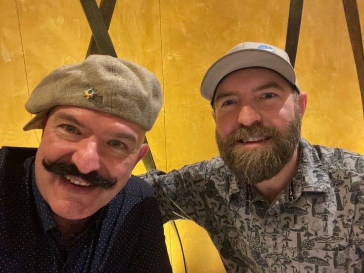 One photo, two trailblazing founders: our CEO Peter Mousaferiadis with Gener8 VC founder Kurt Menzies